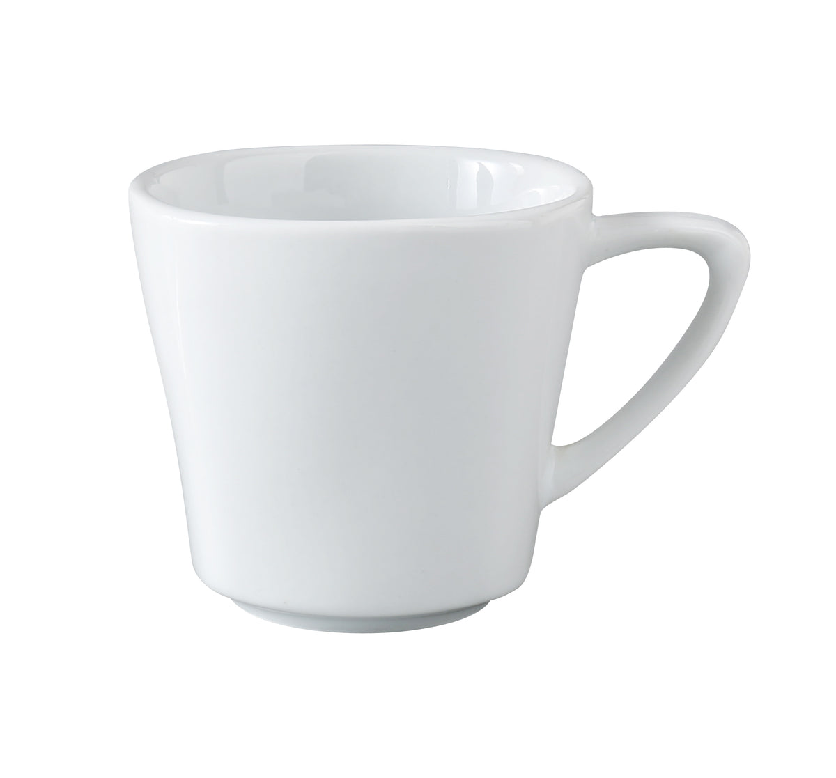 Yanco ML-001 Square China Cup, 7 oz (3" x 2-5/8" H), White Porcelain, Dishwasher Safe, Non-Stack - Case of 36