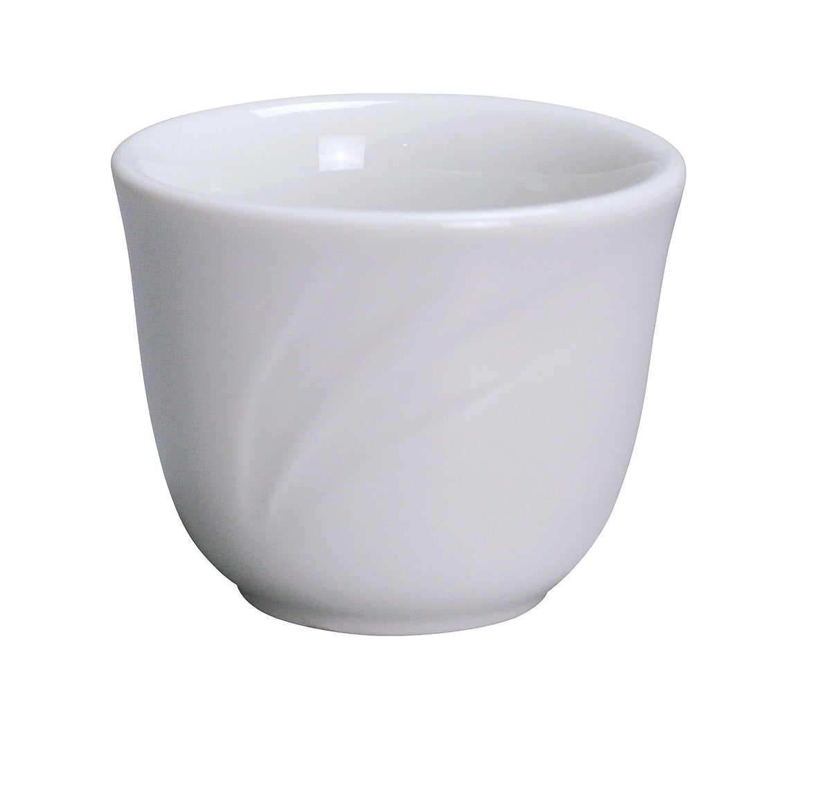 Yanco MM-45 - Chinese Tea Cup, 4.5oz (3" Dia.) Porcelain, White Stackable, Dishwasher Safe - Case of 72