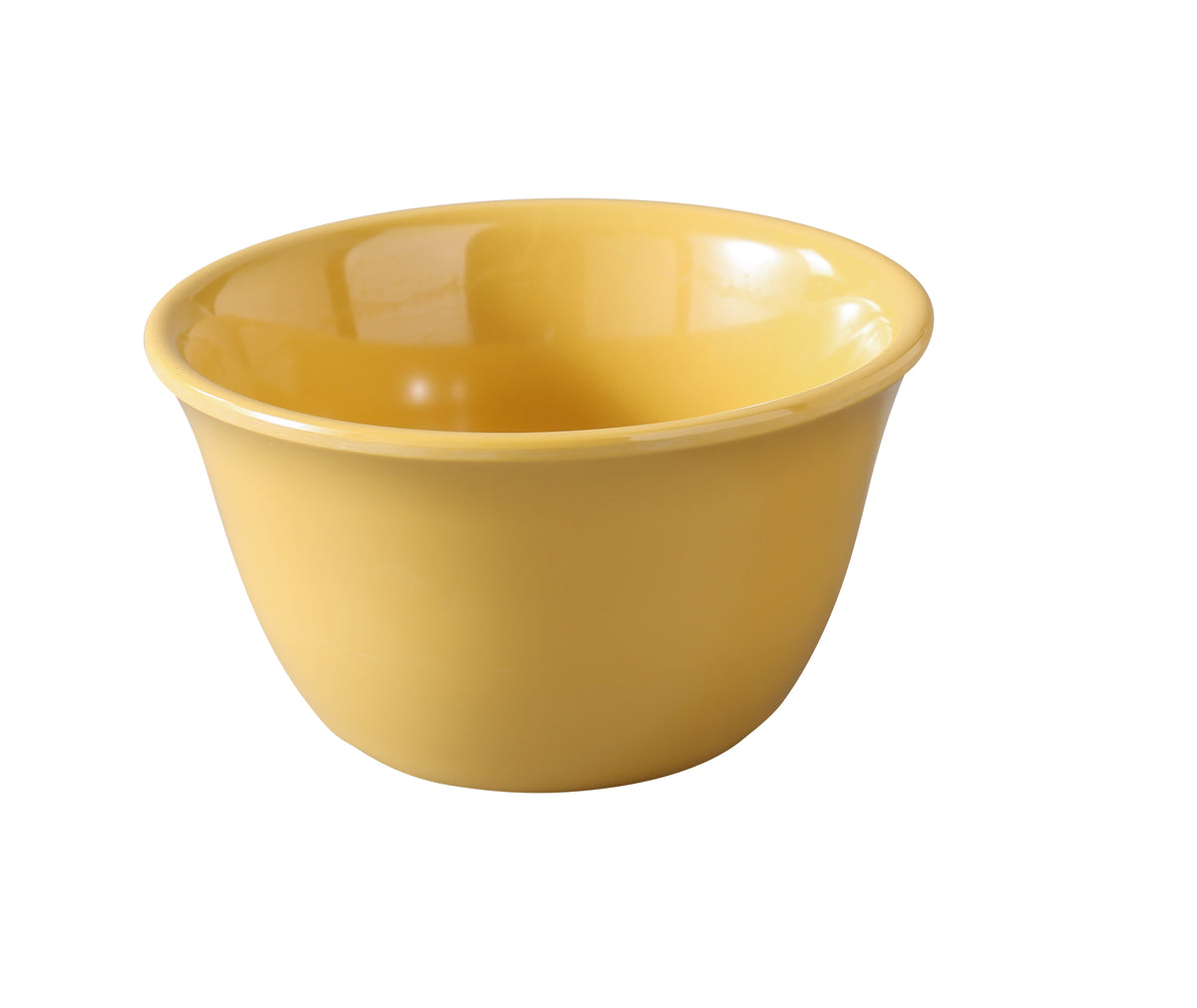 Yanco MS-303YL - 7 Oz Bouillon Cup, 4" Dia. x 2" H, Yellow Melamine, Dishwasher Safe, NSF - Case of 48
