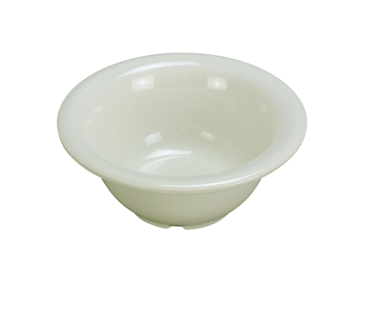 Yanco MS-5510IV - 5" Diameter 10 oz Ivory Melamine Soup Bowl, Heavy Duty, Dishwasher Safe - Case of 48