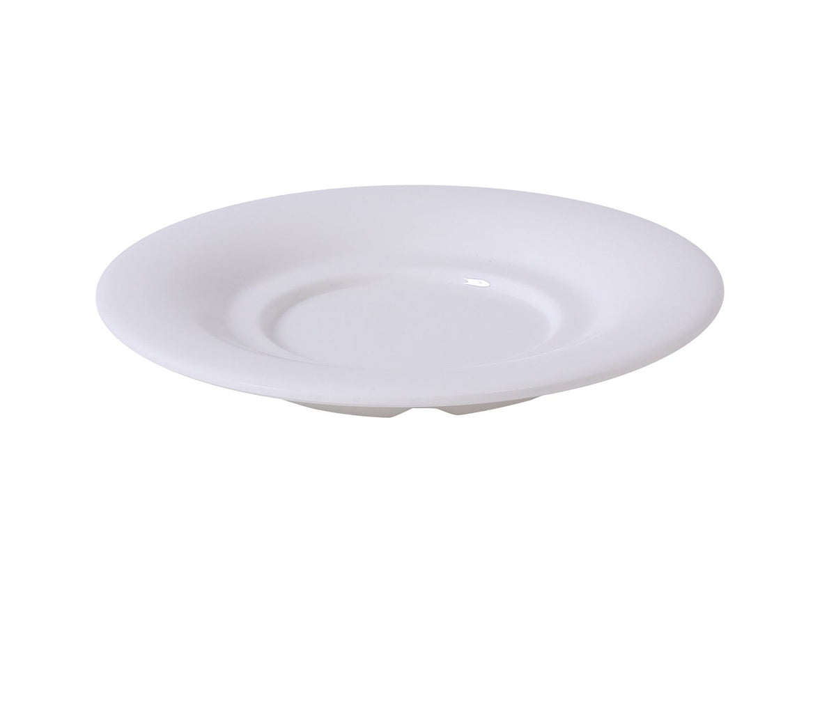 Yanco MS-9303IV Milestone Plastic Saucer, 5-1/2" Round Ivory Melamine, Heavy Duty, NSF - Case of 48