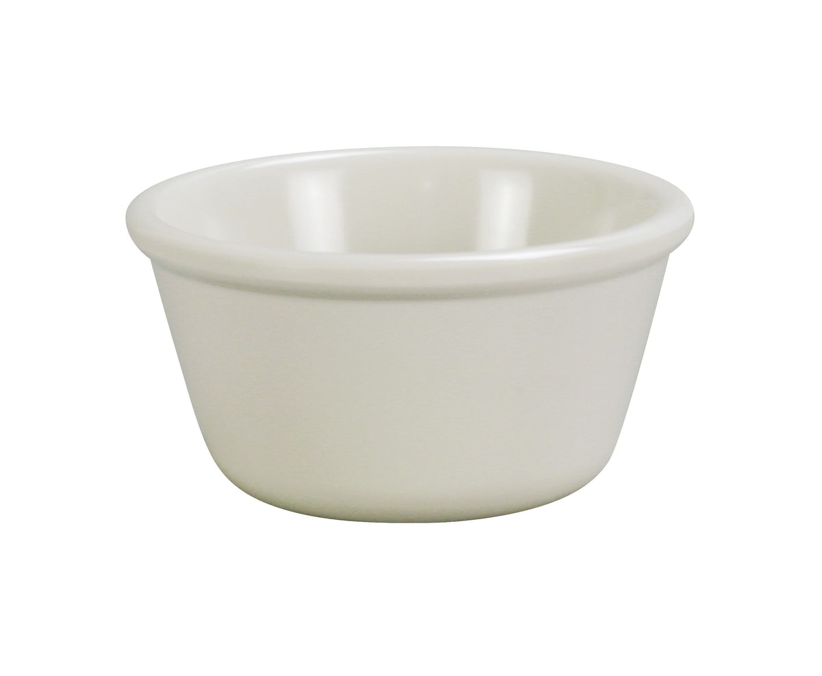 Yanco NC-535B Ramekin, 1.5 Oz, 2-1/2" Dia x 1-1/2" H, Melamine White, Dishwasher Safe - Case of 72