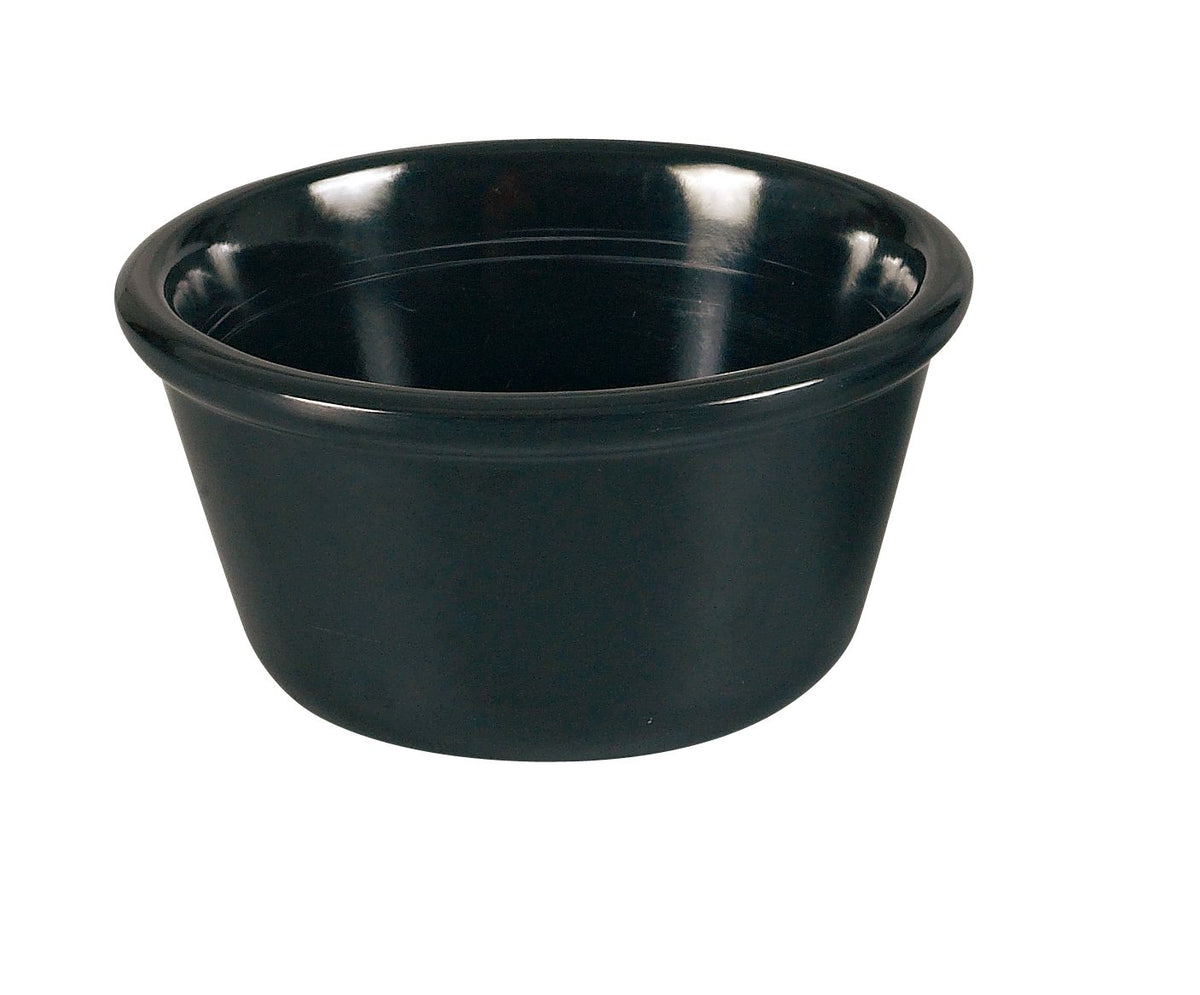Yanco NC-535BK - 1.5 Oz Ramekin, 2.5" Dia x 1.5" H, Black Melamine, Dishwasher Safe - Case of 72