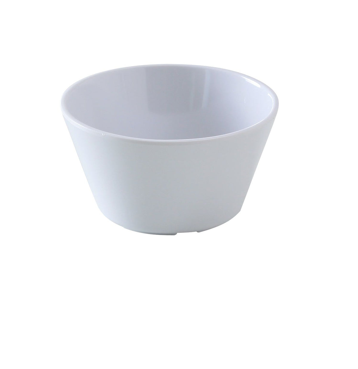 Yanco NS-302W - 8 Oz White Melamine Bouillon Cup, 3-7/8" Dia x 2" H, Dishwasher Safe - Case of 48