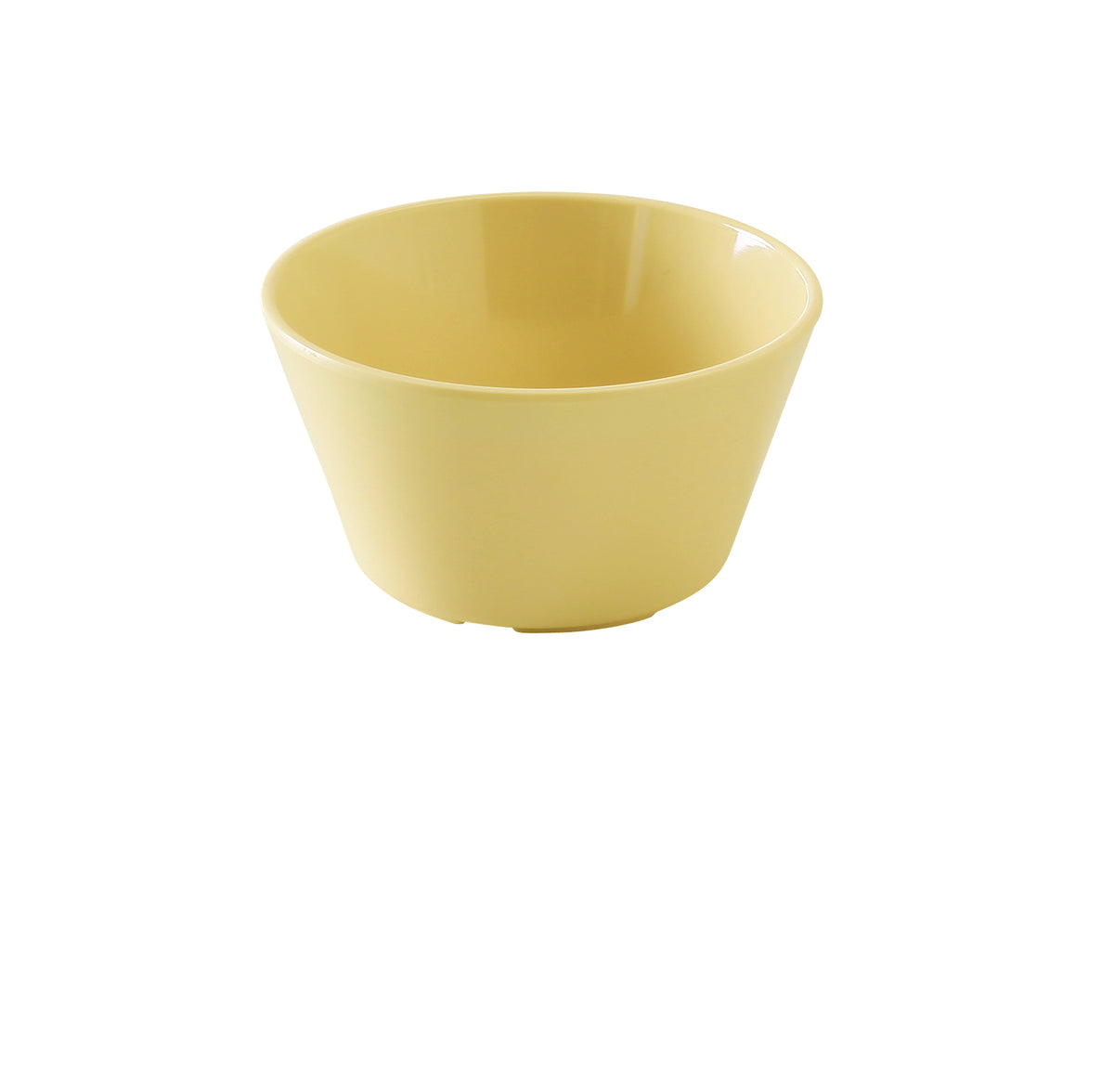 Yanco NS-302Y - 8 Oz Yellow Melamine Bouillon Cup, 3-7/8" Dia X 2" H, Dishwasher Safe, NSF - Case of 48