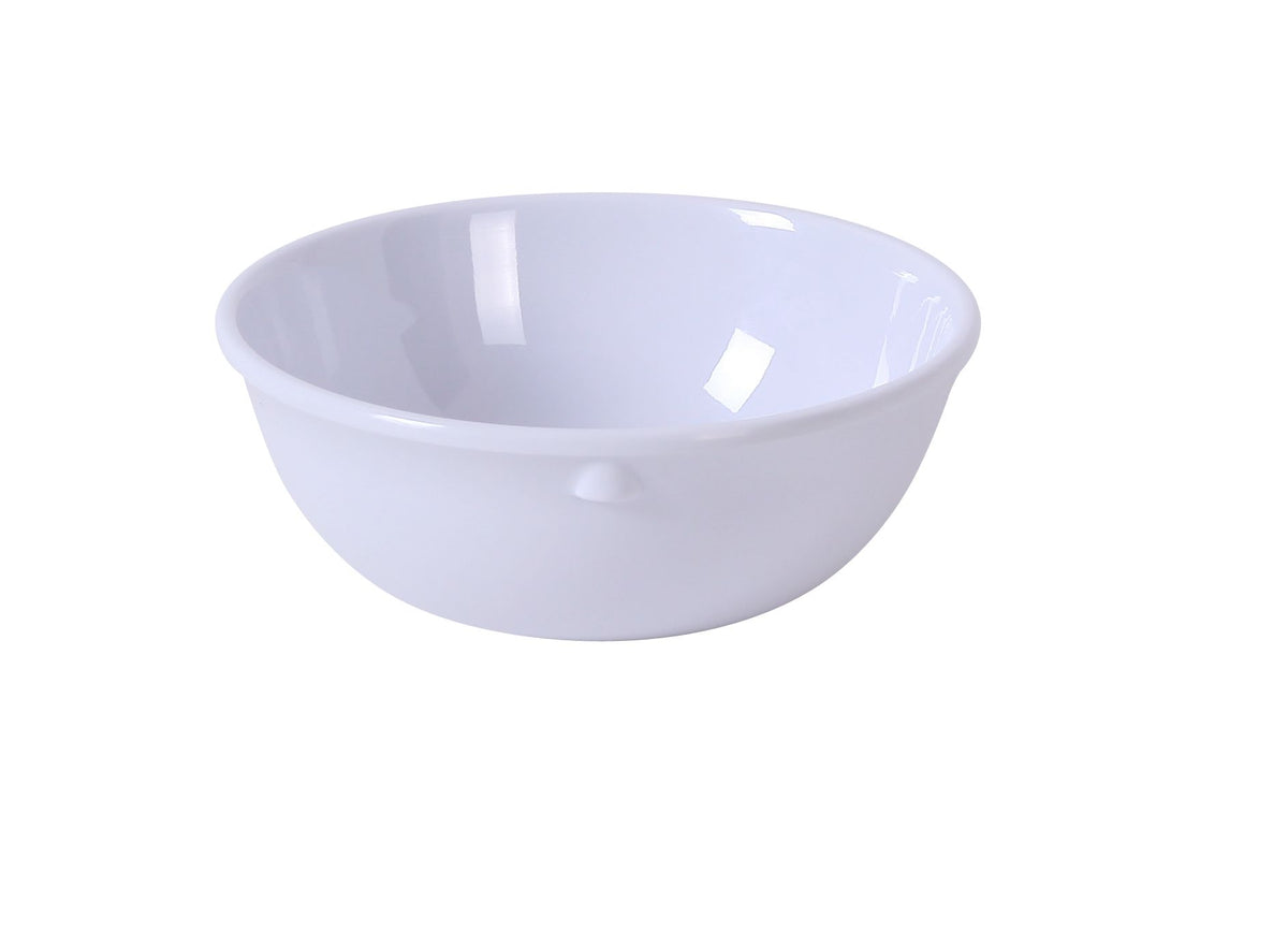 Yanco NS-315W - 5" Diameter, 15 oz, Melamine Bowl, White, Dishwasher Safe, NSF - Case of 48