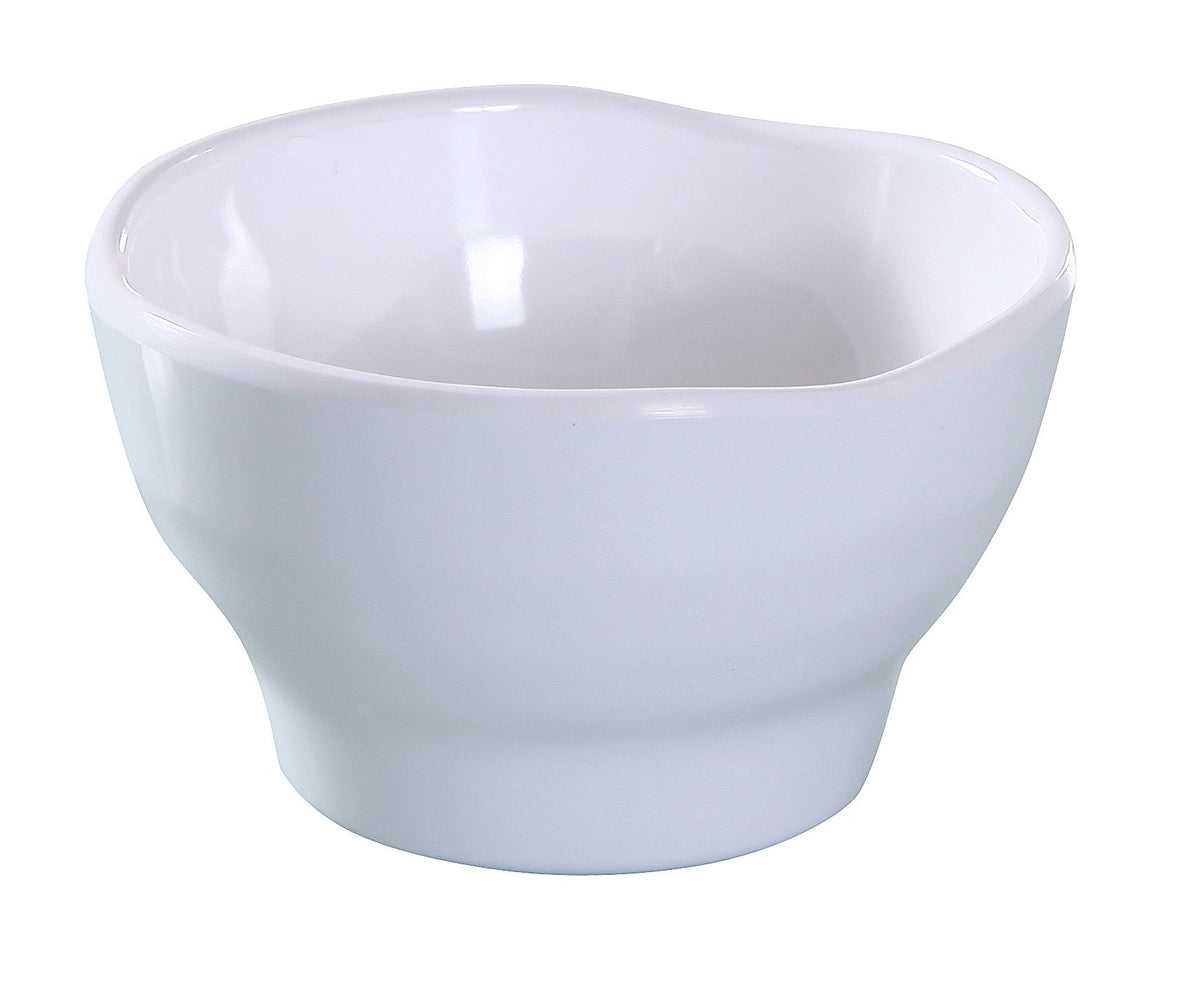 Yanco OK-3704 Osaka Rice Bowl, 8 Oz White Melamine 4-1/4" Dia Dishwasher Safe - Case of 72
