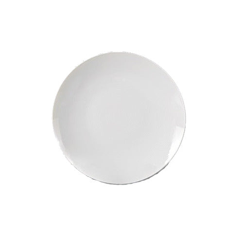 Yanco PA-709 Paris 8-3/4" Coupe Plate - Super White Porcelain, Dishwasher & Oven Safe, 12-Piece Set, Ideal for Elegant Dining - Case of 24