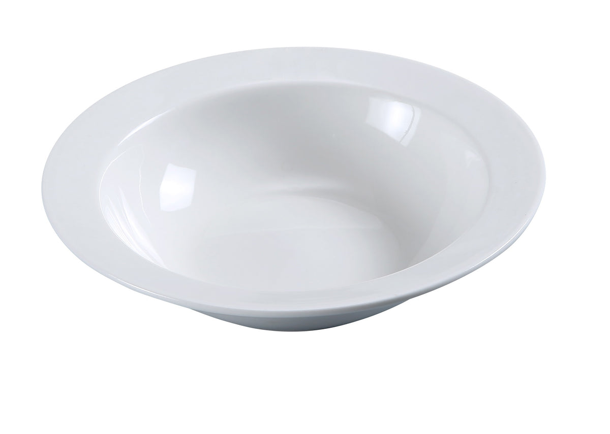 Yanco PS-10 - Grapefruit China Bowl, 6-1/2" Dia, 13 Oz, Porcelain White, Dishwasher Safe - Case of 36