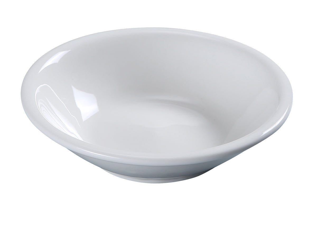 Yanco PS-11 Piscataway Fruit Bowl, 4" Diameter, 5 oz, Round White Porcelain, Safe - Case of 36