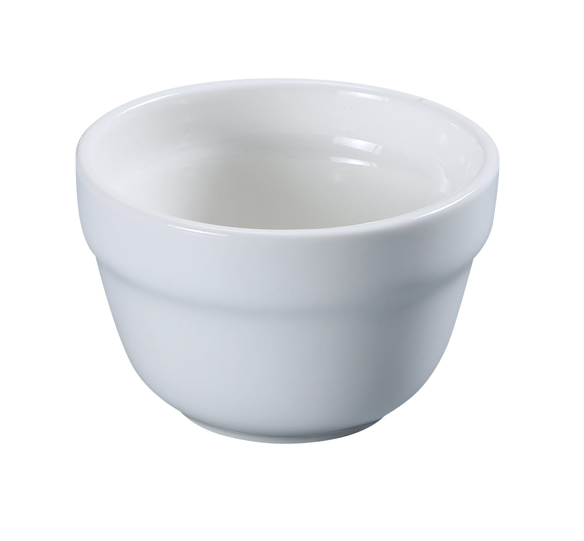 Yanco PS-4 - 7 oz White Porcelain Bouillon Cup, 3-3/4" , Dishwasher/Oven/Microwave Safe - Case of 36
