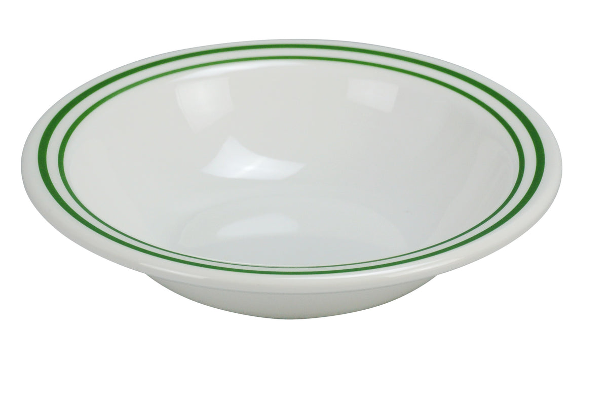 Yanco PT-307 Pine Tree Salad Bowl, 14 oz (7-1/4" Dia x 1-1/2" H) Melamine, Beige, NSF - Case of 48