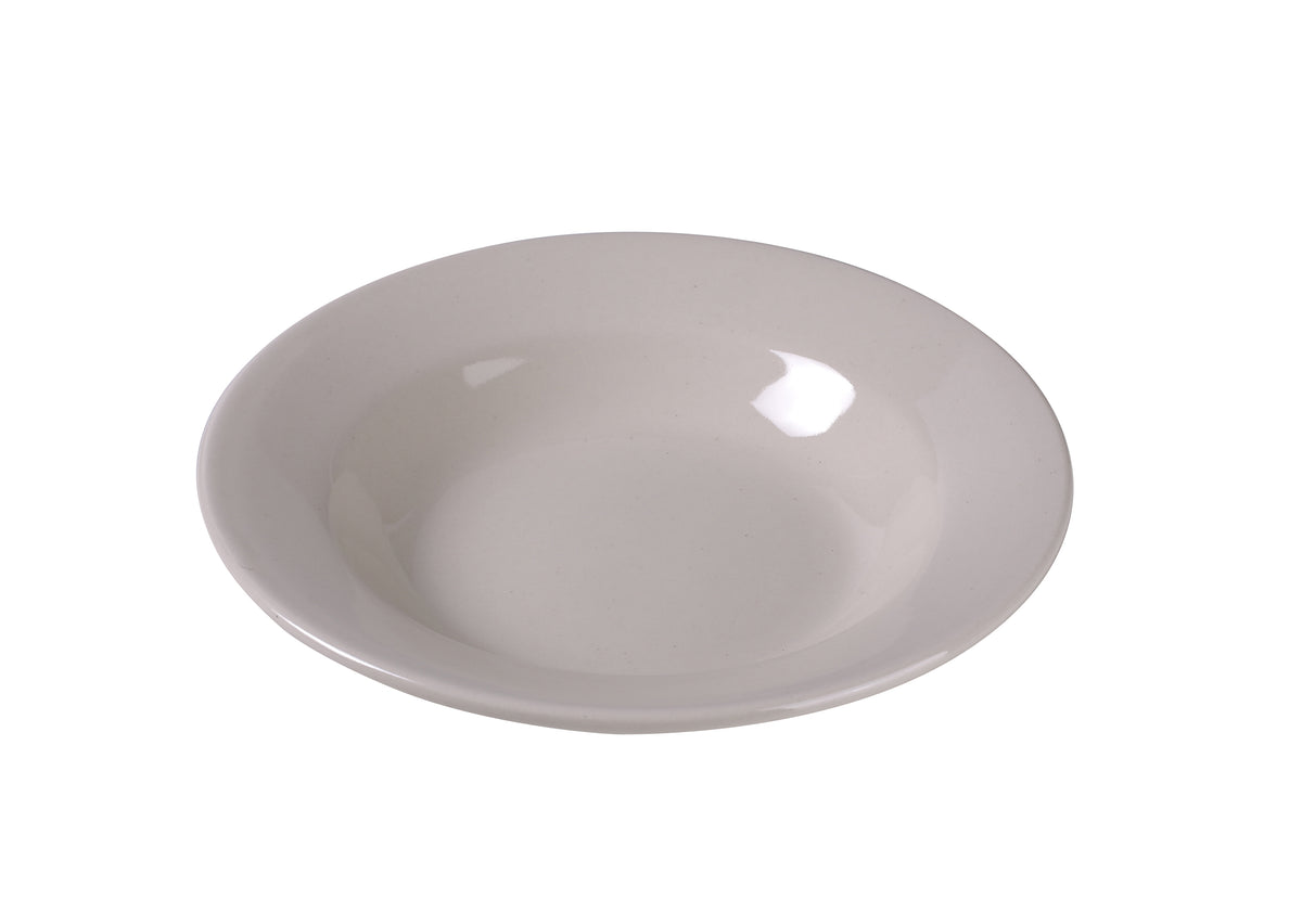 Yanco RE-125 30 oz Round Ceramic Pasta Bowl, 12" White, Dishwasher/Microwave Safe - Case of 12