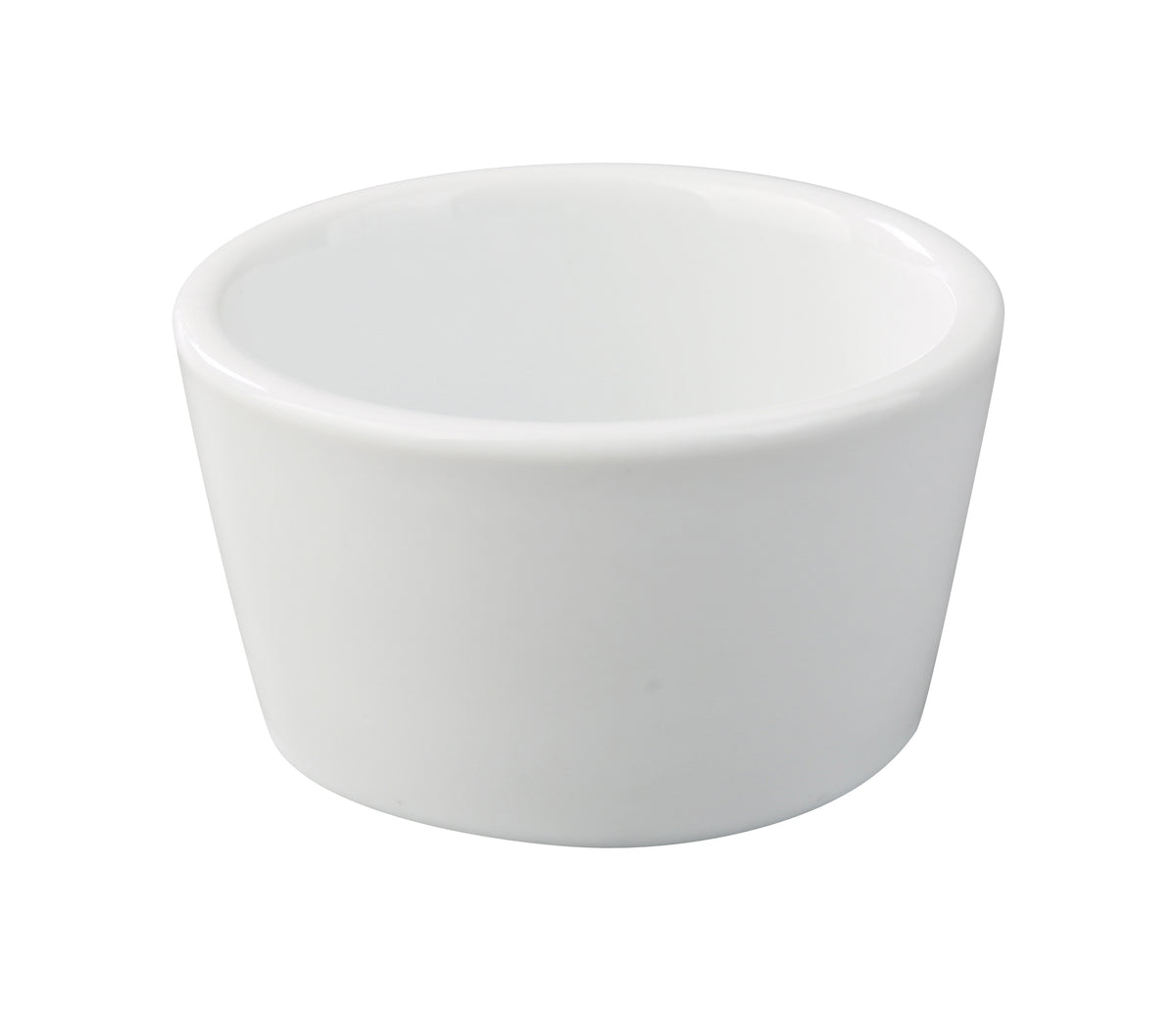Yanco RK-304 - 4 Oz White China Ramekin, 2 3/4" Dia x 1 1/4" H, Oven Safe - Case of 48