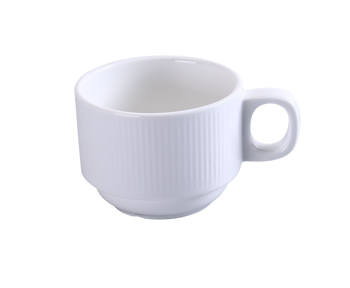 Yanco SI-001 Porcelain Cup, 7 Oz, 3-3/8"x2-1/2" H, White, Dishwasher Oven & Microwave Safe - Case of 36