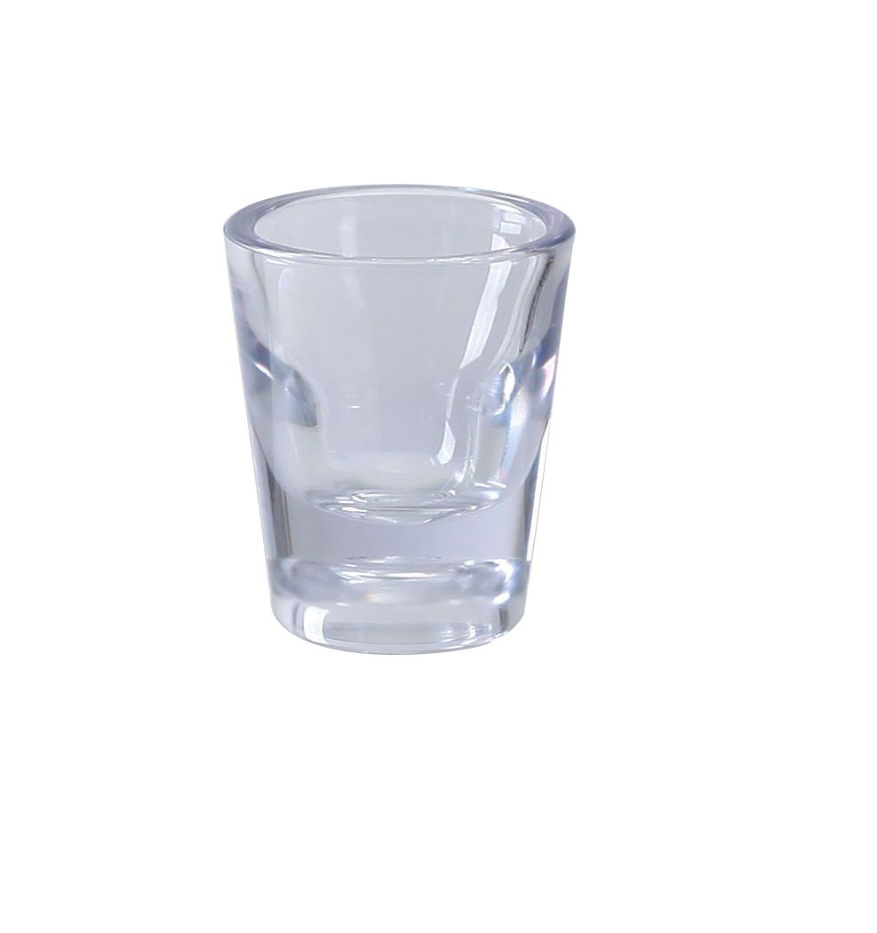 Yanco SM-01-S - 1 Oz Clear Shot Glass, 2" Diameter x 2-3/4" Height, SAN Plastic - Case of 24