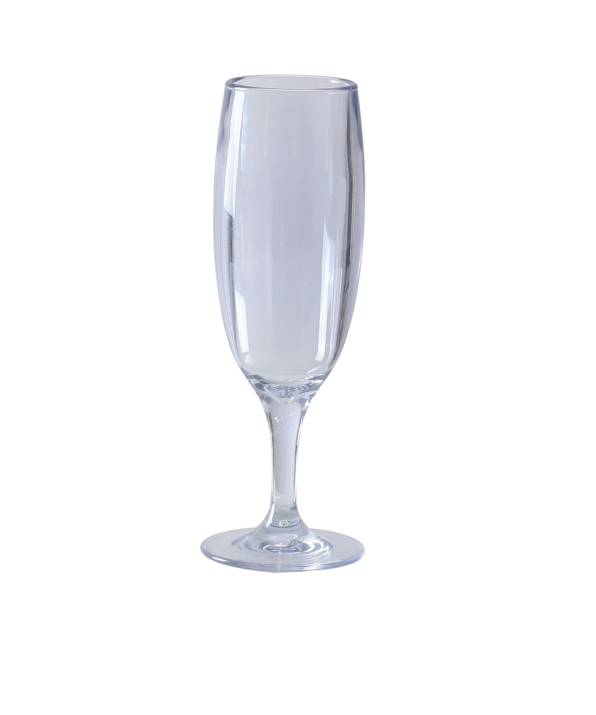 Yanco SM-06-C Champagne Flute, 6 Oz, 2-3/4" Dia. x 7-1/2" H, Clear SAN Plastic - Case of 24