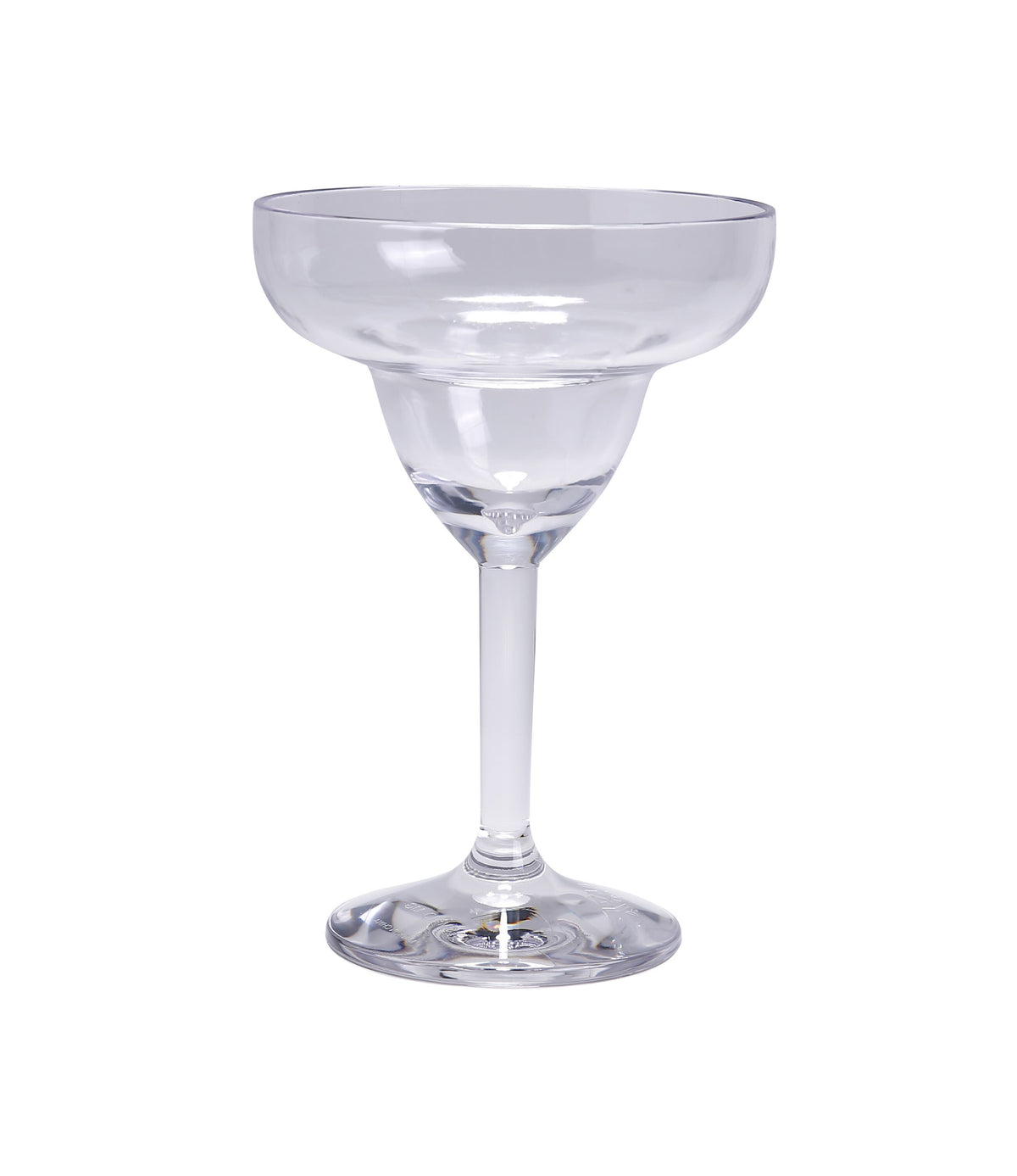 Yanco SM-10-MG - 10 Oz Clear Margarita Glass, 5" x 6-1/2" SAN Plastic, Dishwasher Safe - Case of 24