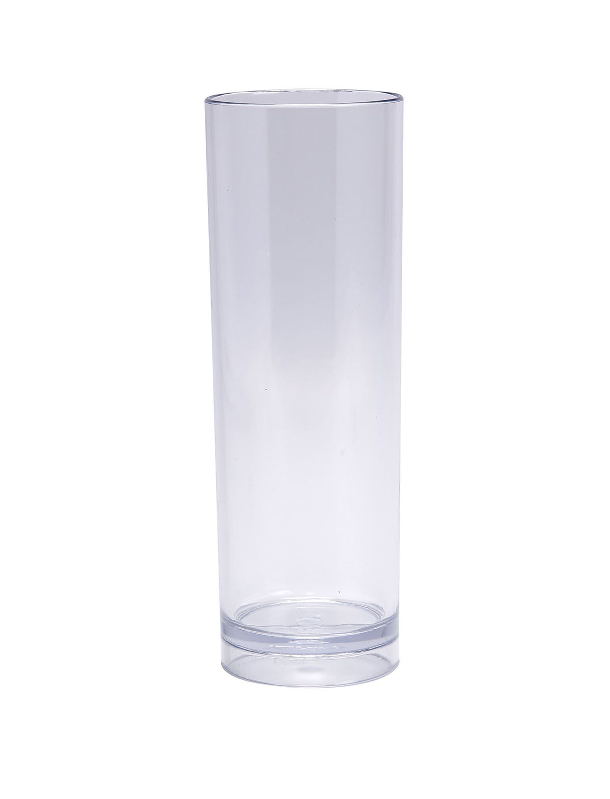 Yanco SM-14-C Collins Glass, 14 Oz Clear SAN Plastic, 2-1/2" x 7" Dishwasher Safe - Case of 24