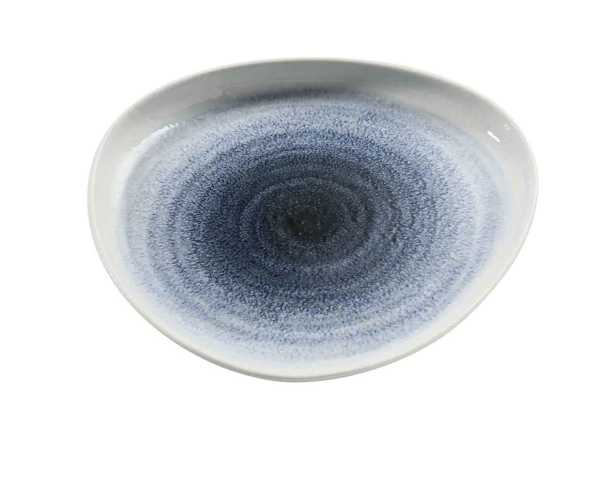 Yanco UN-311 11.75" Triangular China Plate With Rolled Edge And Coupe Rim - Case of 12