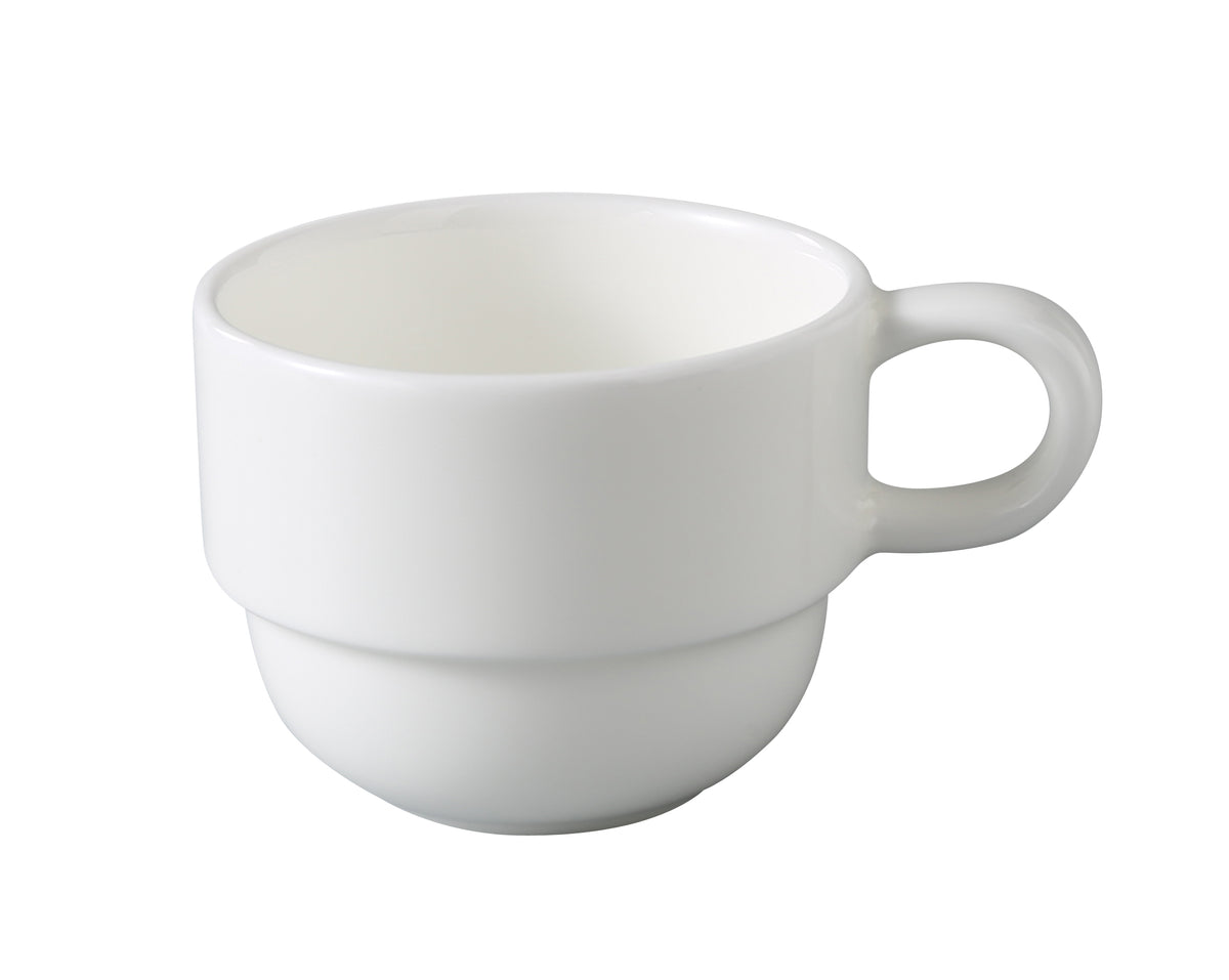 Yanco VS-003 Cup, 4 oz (2 5/8" Dia x 2" H), White Magnesia China, Glazed, Dishwasher Safe - Case of 36
