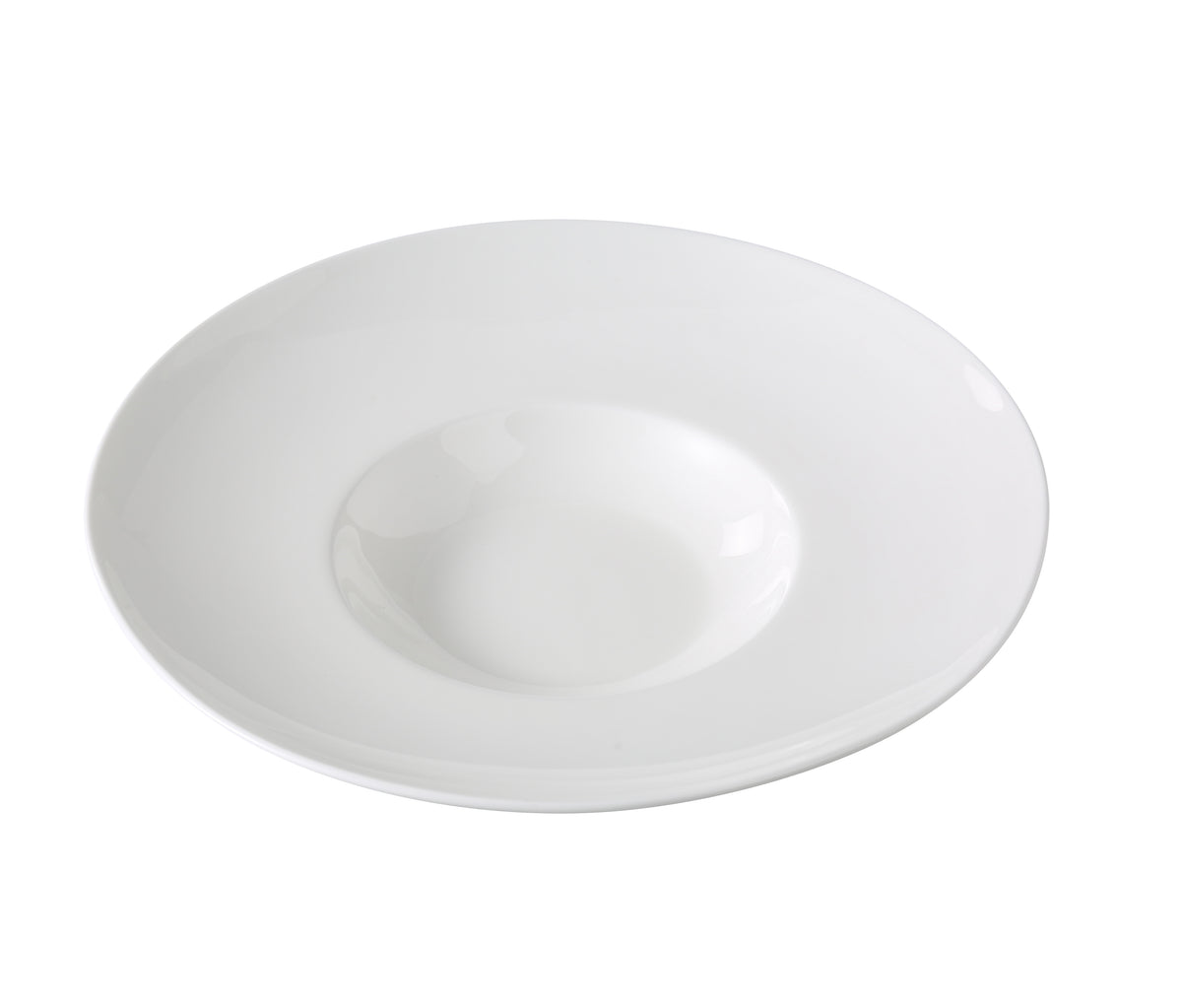 Yanco VS-612 Dessert Plate, 10 oz, 12 1/4" Diameter, White China, Dishwasher Safe - Case of 12