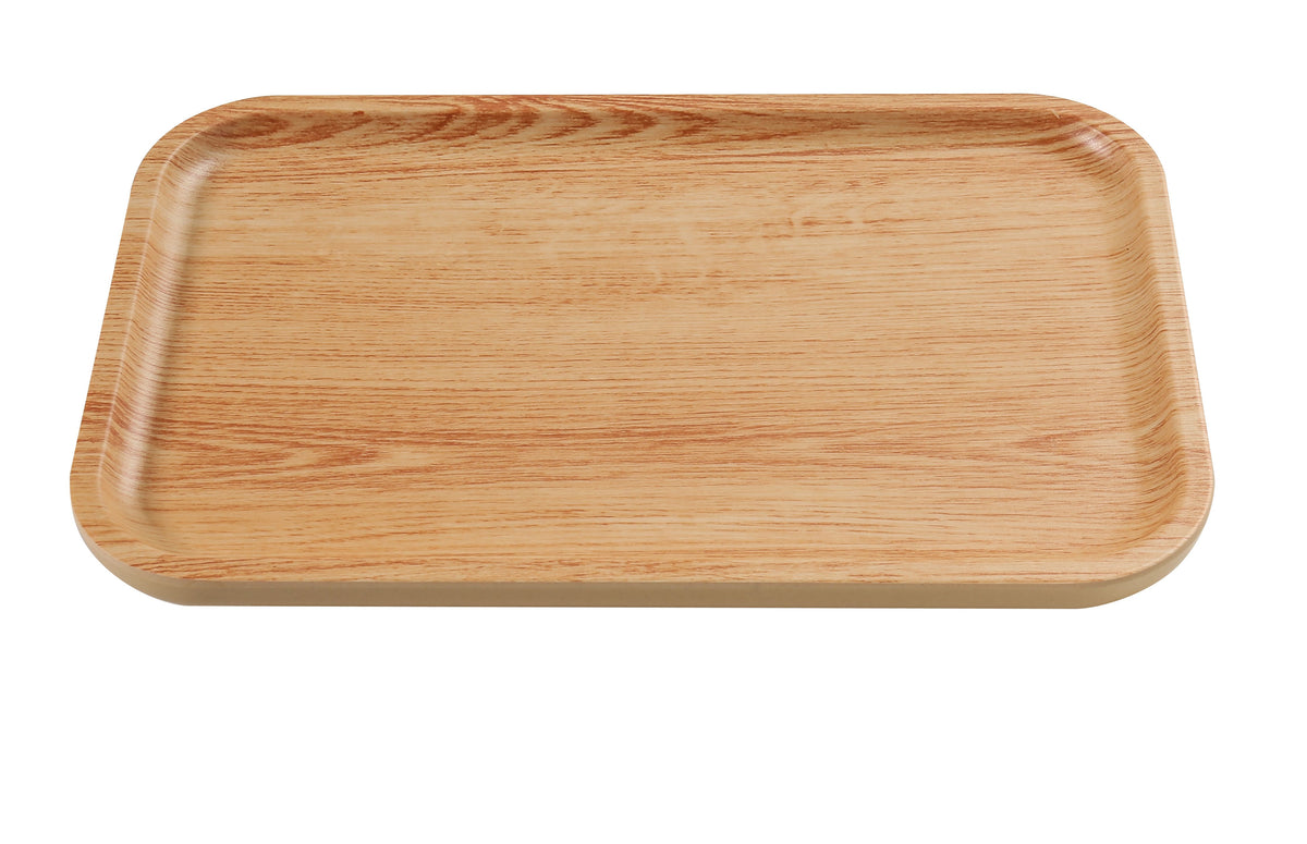 Yanco WD-2215 Melamine Plate, Golden Oak, 14.125"W x 0.75"D x 9.25"H, 6"-7" - Case of 12