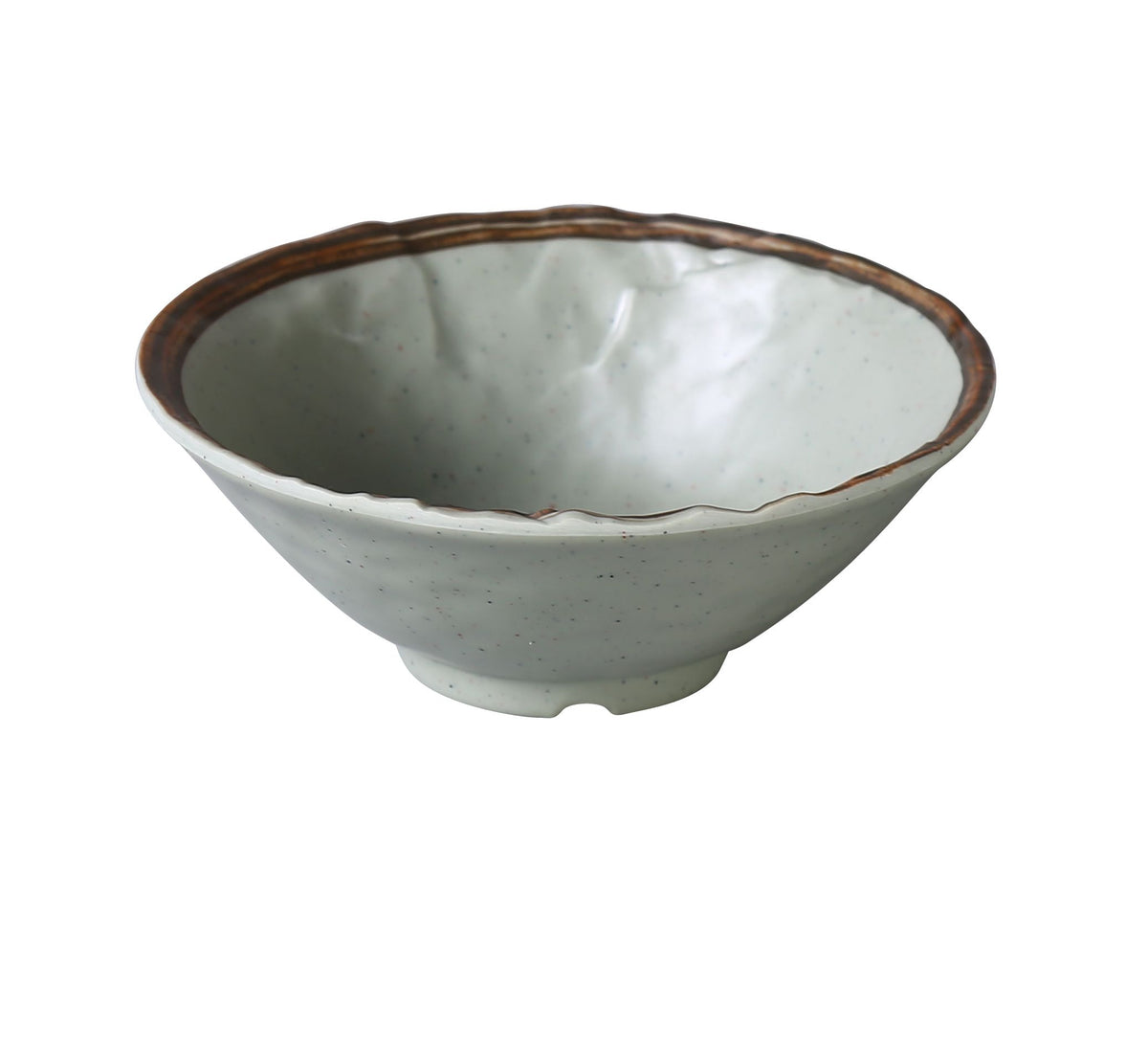 Yanco YO-5004 - 7 oz Green Melamine Round Bowl, 4-1/2" Diameter x 2" Height - Case of 48