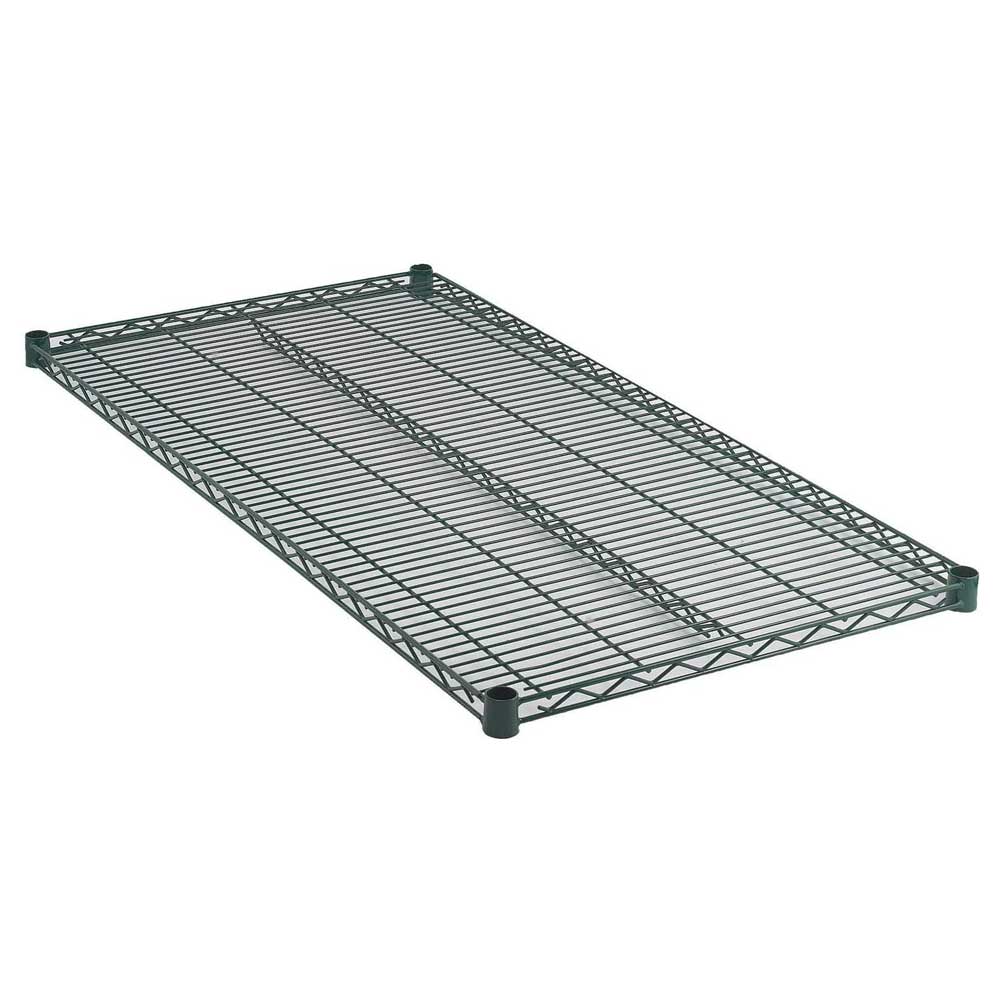 18" x 72" Green Epoxy Wire Shelf, NSF Listed